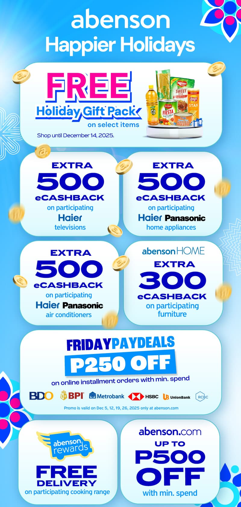 Happier Holidays Promo Summary